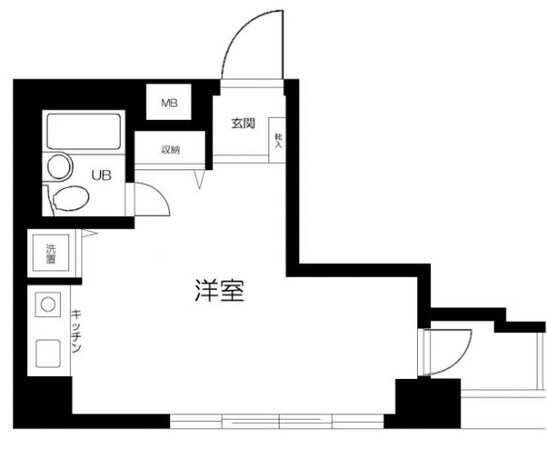 曙橋駅 徒歩3分 5階の物件間取画像